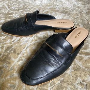 Aldo shahan-97 black slip on loafers